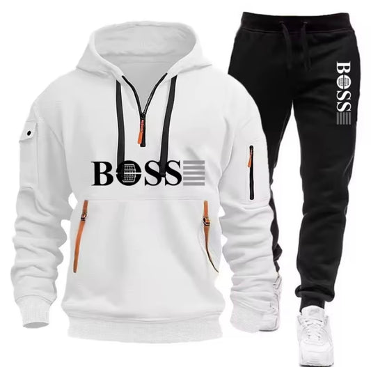 BOSS Hoodie & Jogger Set – Dhar Casri ah oo Raaxo leh