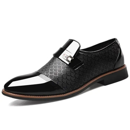 Black Leather Shoes for Men and Women