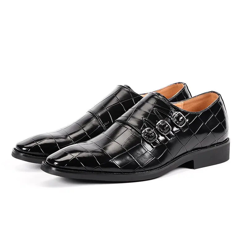 Breathable Plus Size Leather Shoes for Men