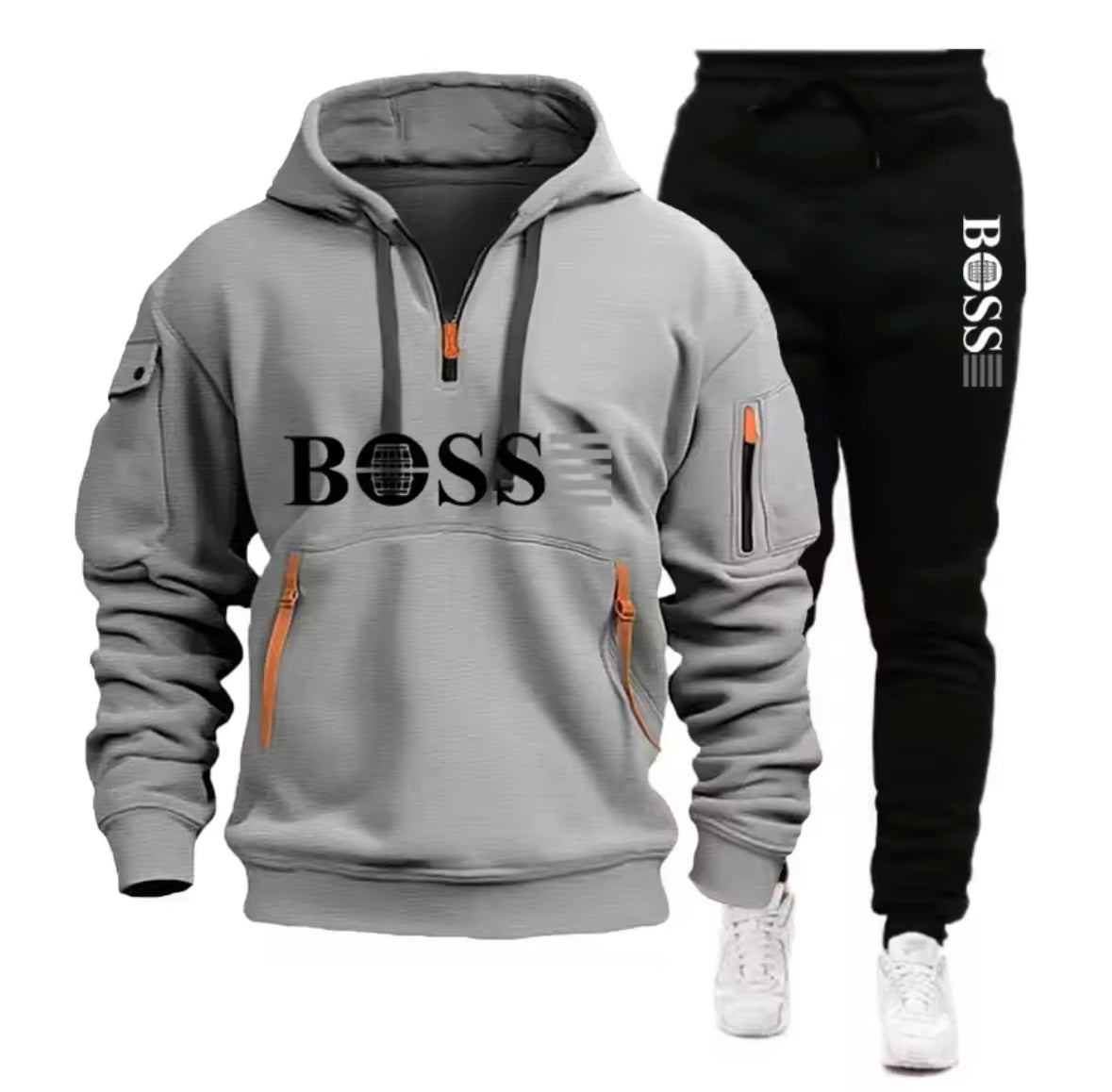 BOSS Hoodie & Jogger Set – Dhar Casri ah oo Raaxo leh