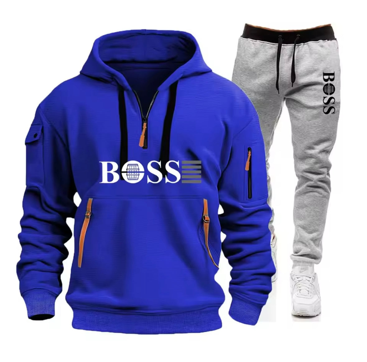 BOSS Hoodie & Jogger Set – Dhar Casri ah oo Raaxo leh