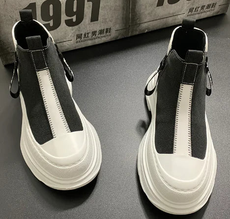 Trendy High-Top Casual Shoes for Men (Autumn/Winter)