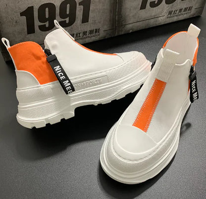 Trendy High-Top Casual Shoes for Men (Autumn/Winter)