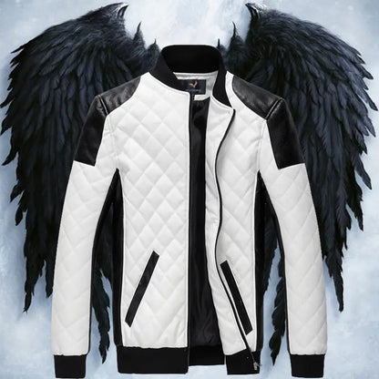 Men's Slim Fit Urban Motorcycle Leather Jacket